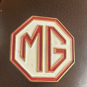 MG Red and White Emblem